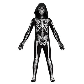 Caveira Esqueleto Halloween - Fantasia Infantil - Fantasia Infantil