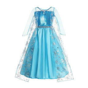 Elsa Frozen Luxo - Fantasia Infantil - Princesas - Fantasia Infantil