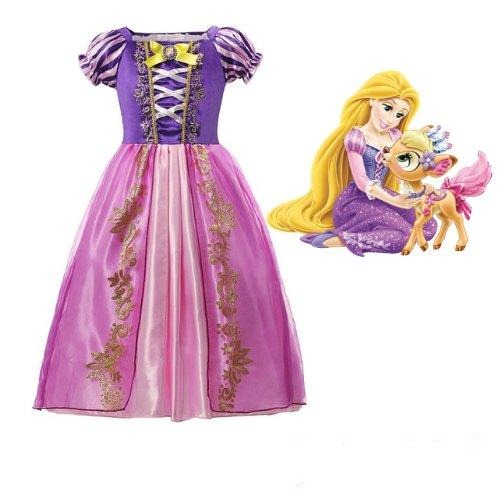 Rapunzel Luxo - Fantasia Infantil - Princesas - Fantasia Infantil
